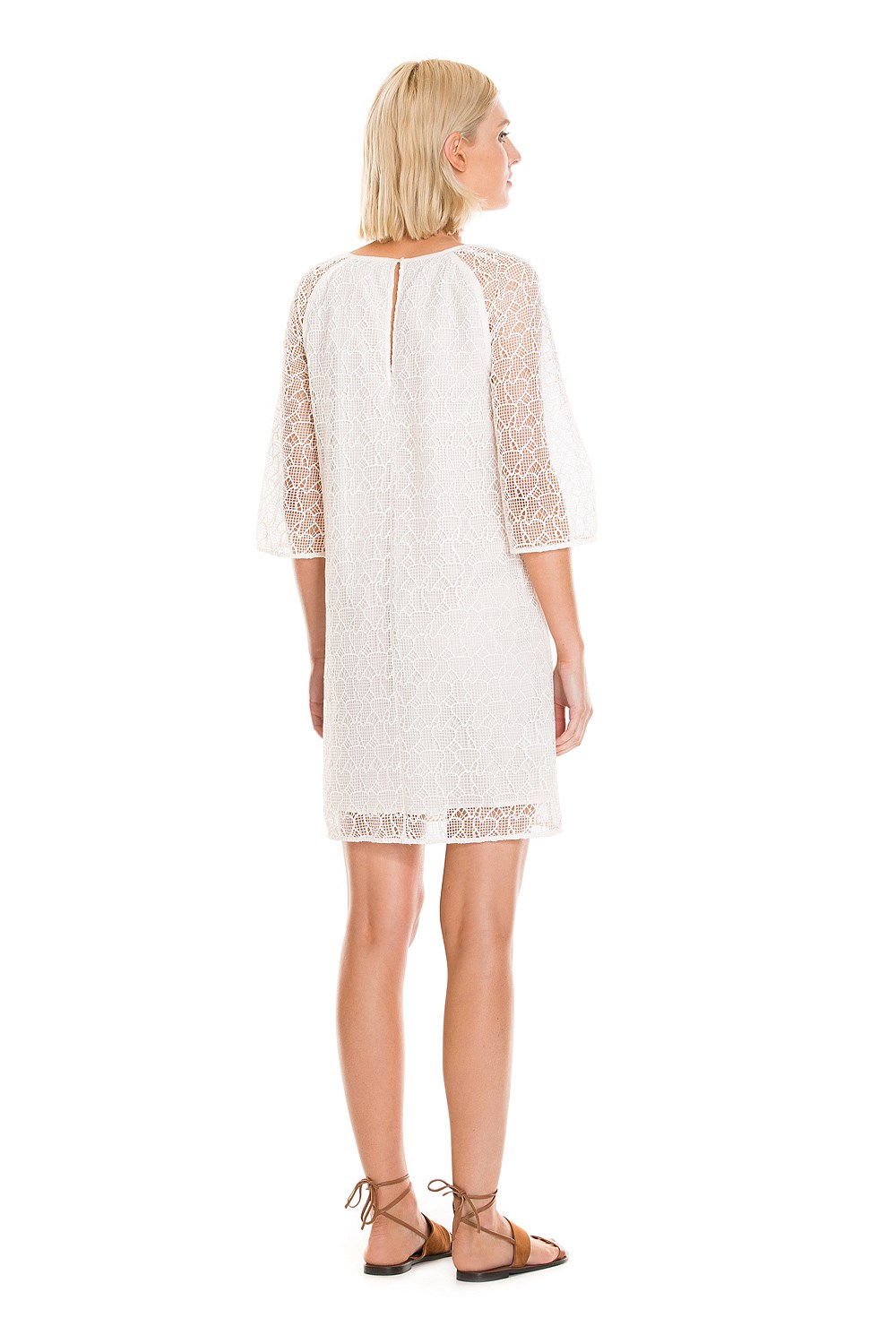 Half Sleeve Lace Dress