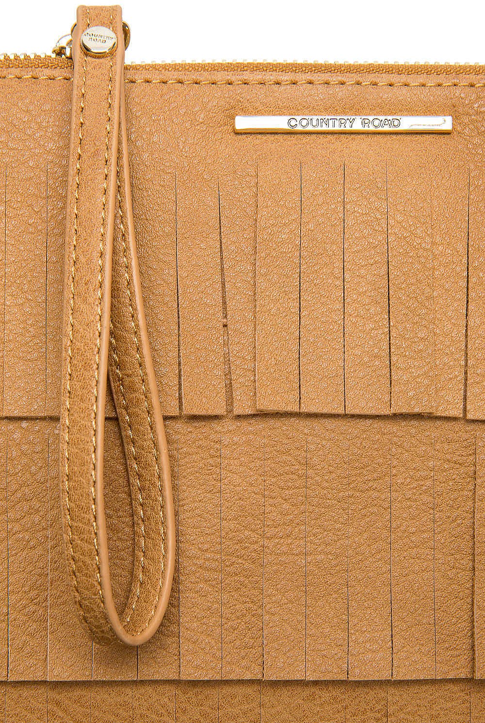Tiered Fringed Clutch