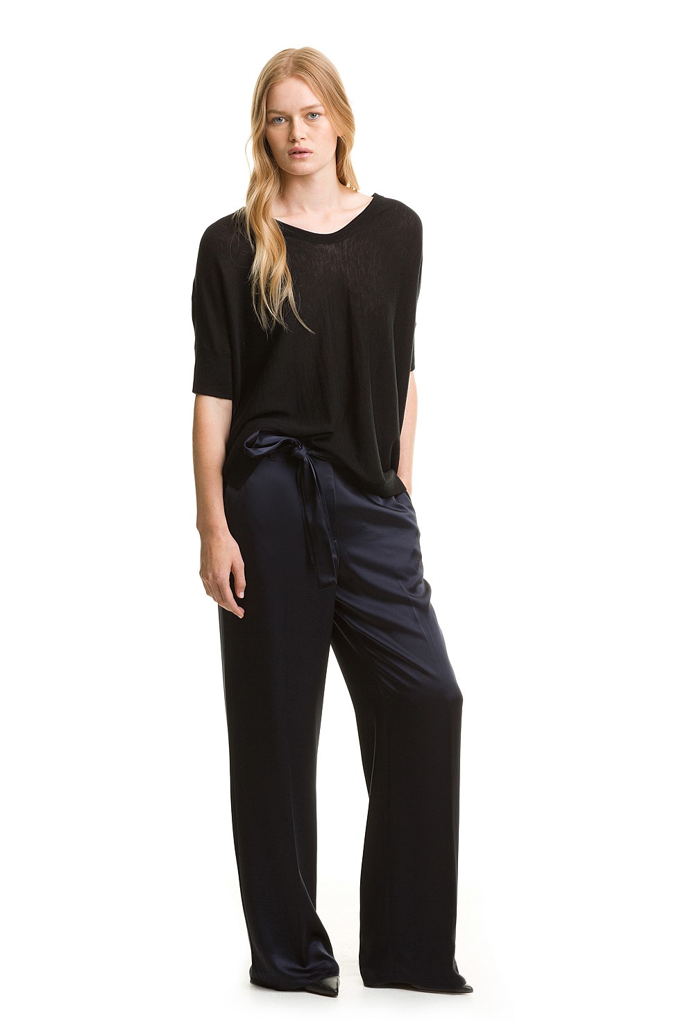 Satin Wide Leg Pant