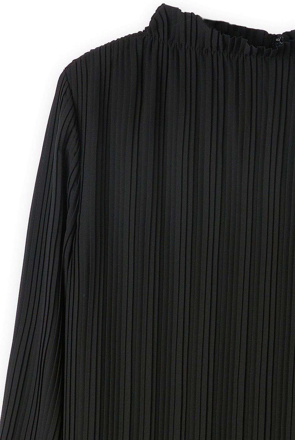 Pleated Fluted Sleeve Top