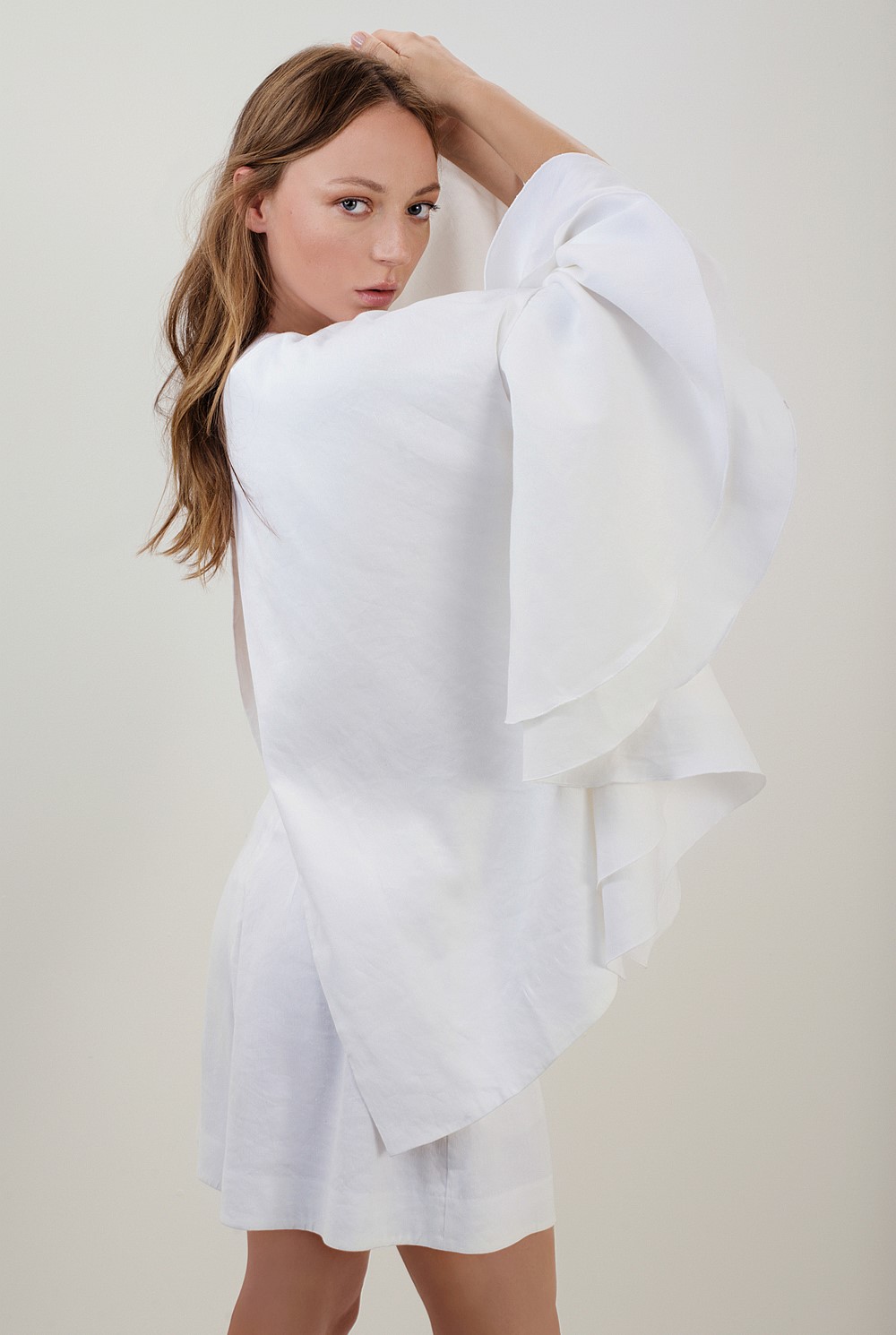 Ruffle Cape