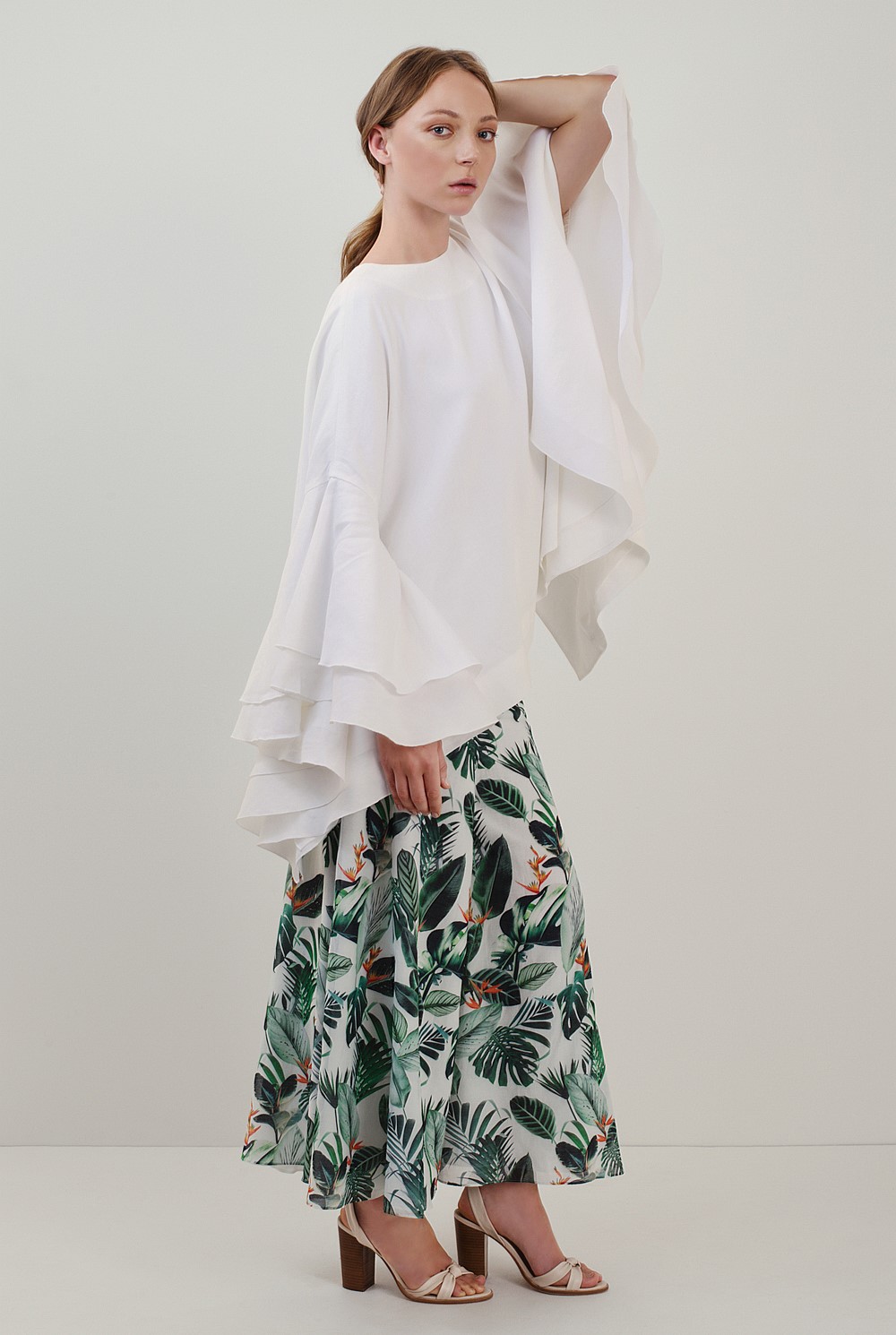 Ruffle Cape