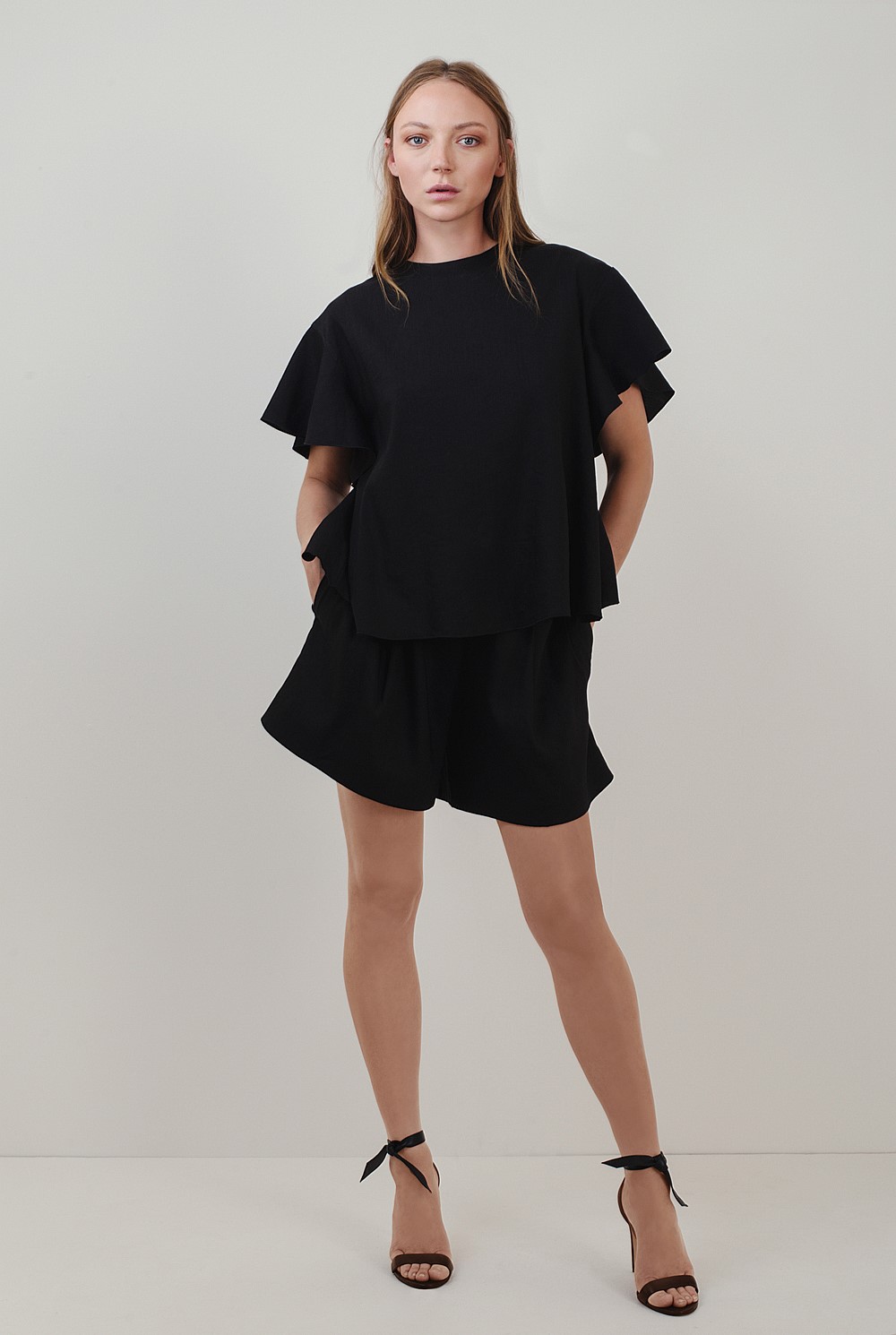 Ruffle Back T-Shirt