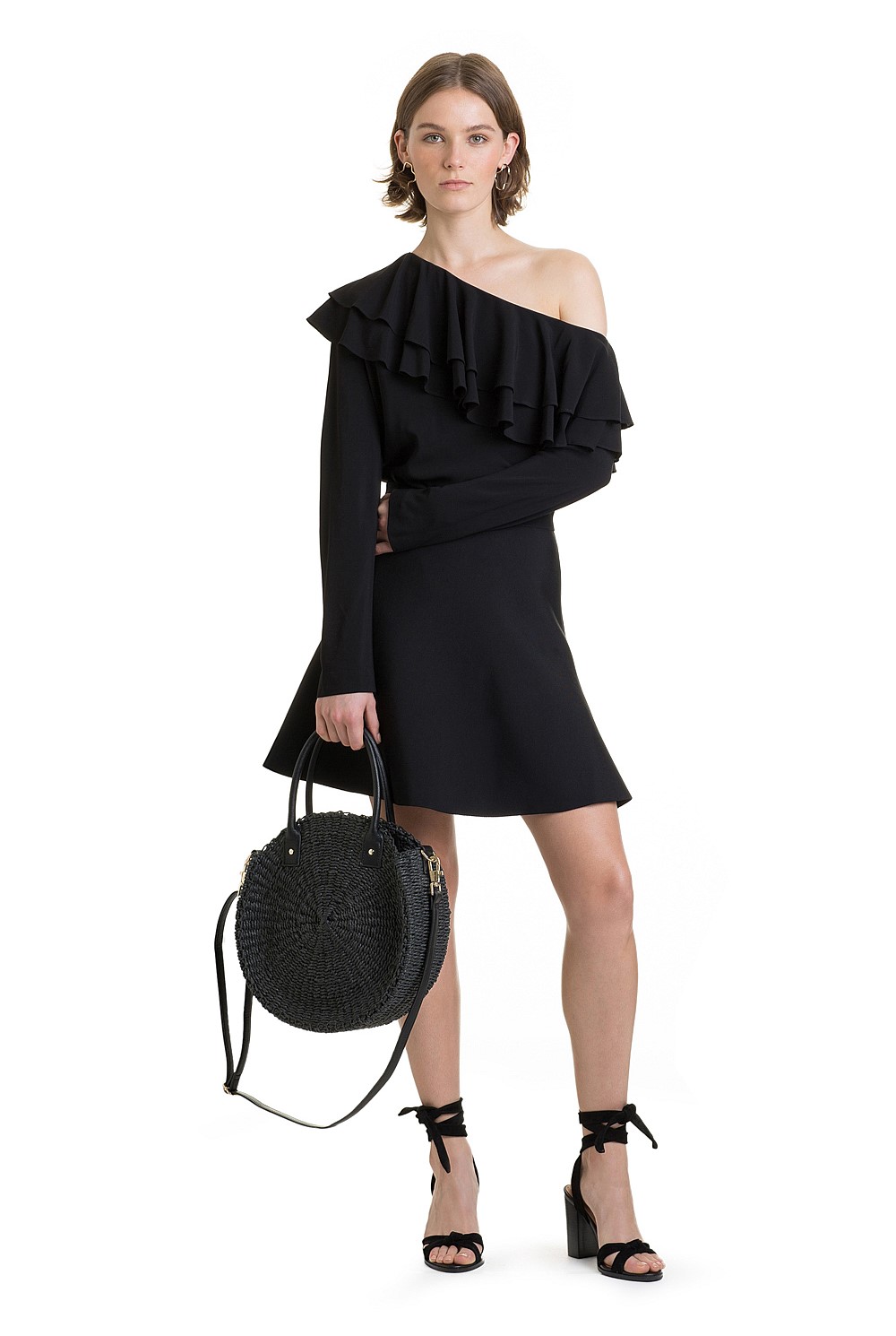 Round Woven Straw Bag