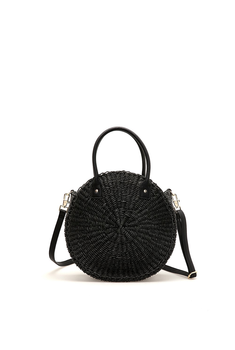 Round Woven Straw Bag
