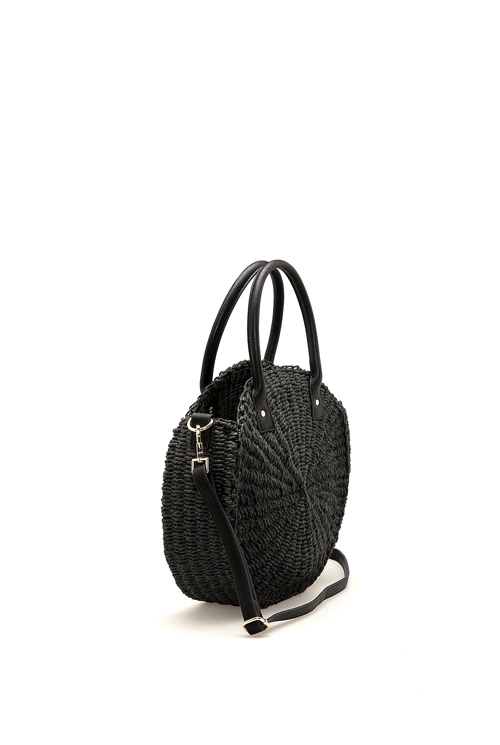 Round Woven Straw Bag