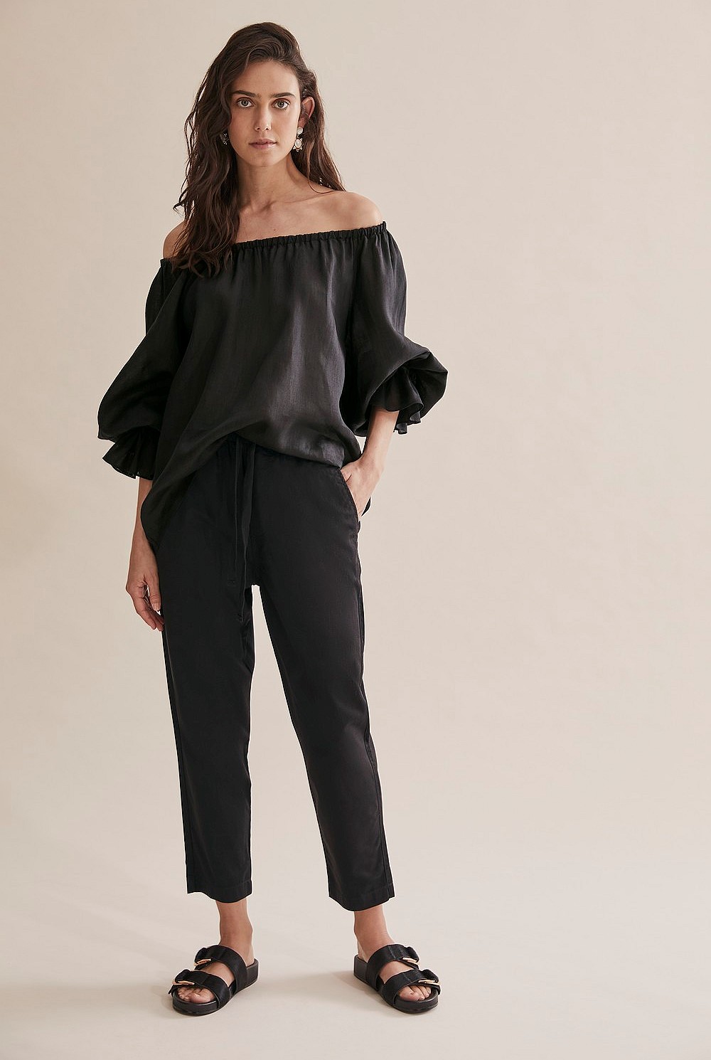 Bamboo Drop Crotch Pant