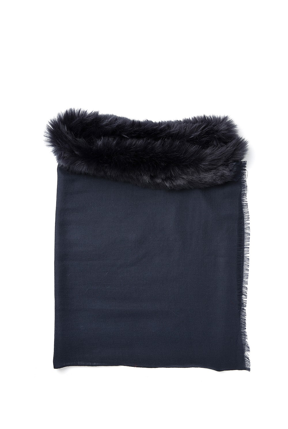 Faux Fur Woven Scarf