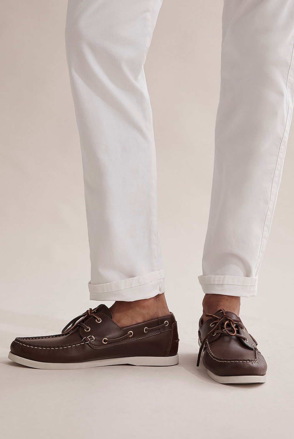 Flynn Leather Boat Shoe