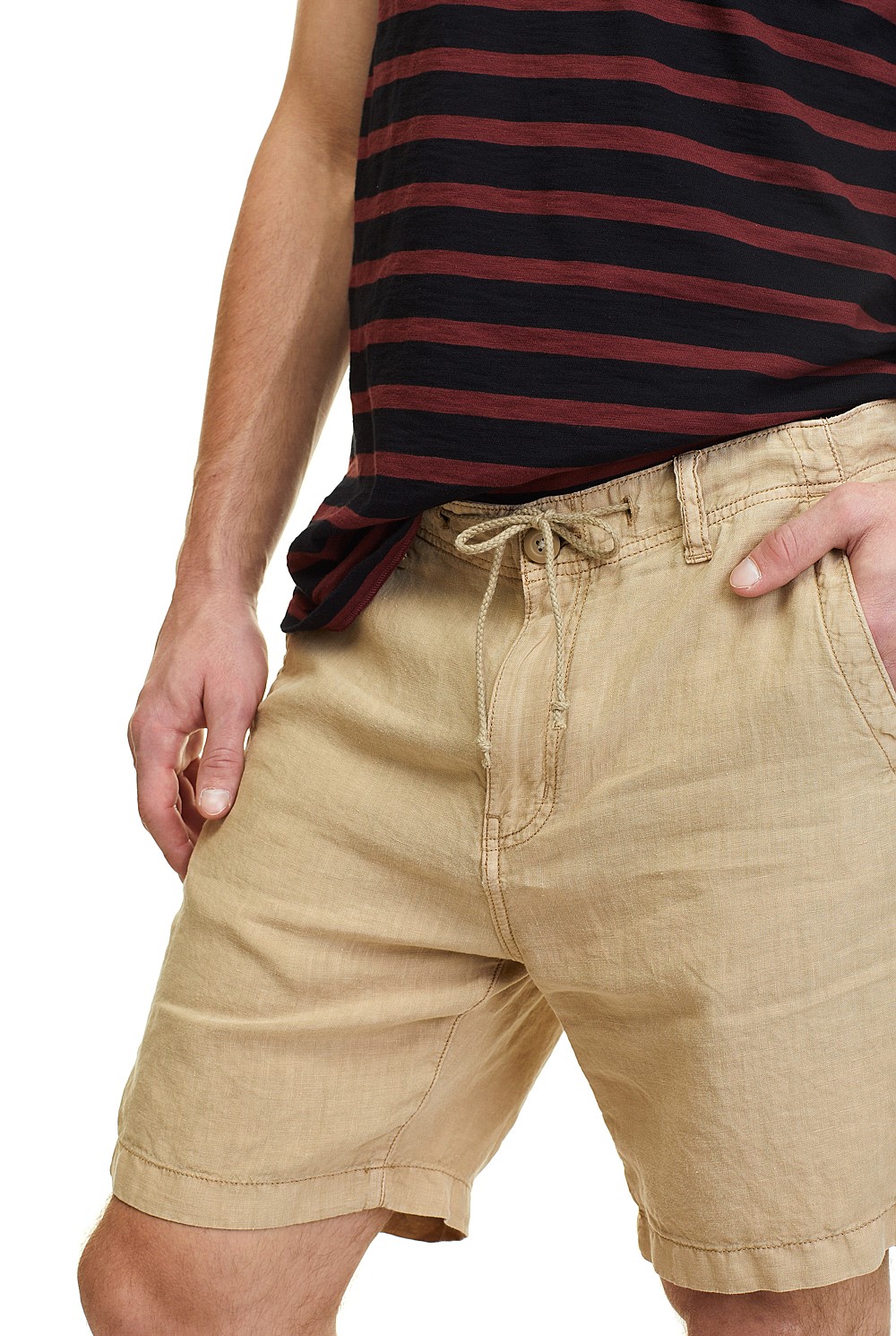 Linen Drawstring Short
