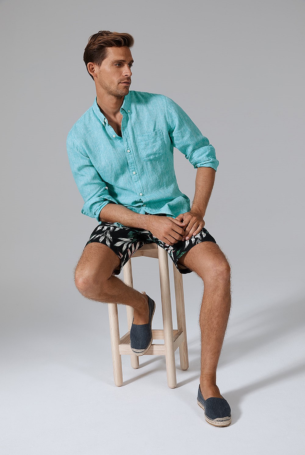 Long Sleeve Irish Linen Shirt