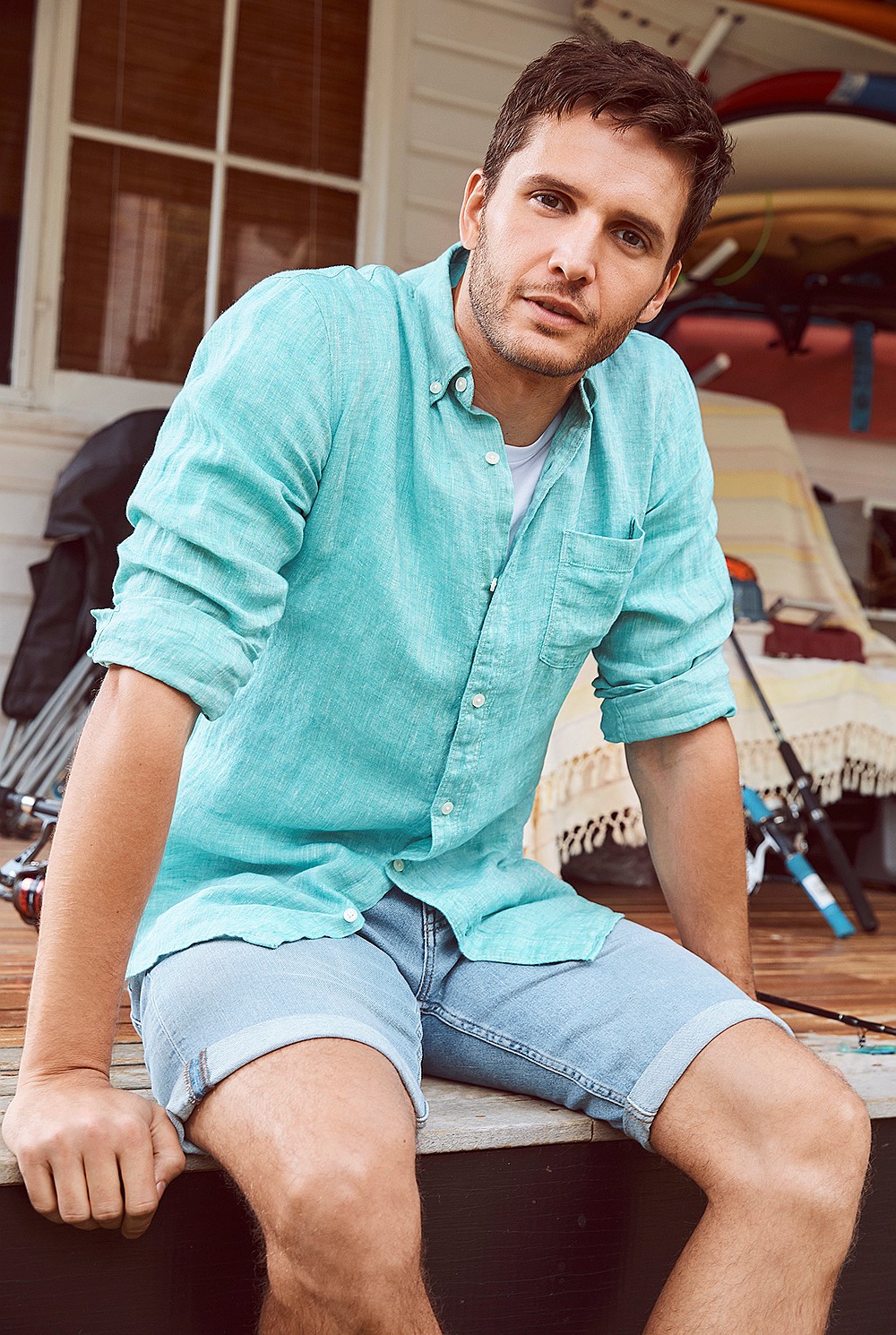 Long Sleeve Irish Linen Shirt