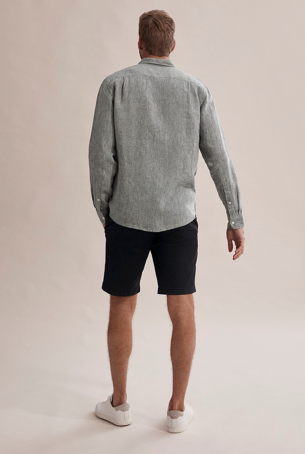 Long Sleeve Irish Linen Shirt
