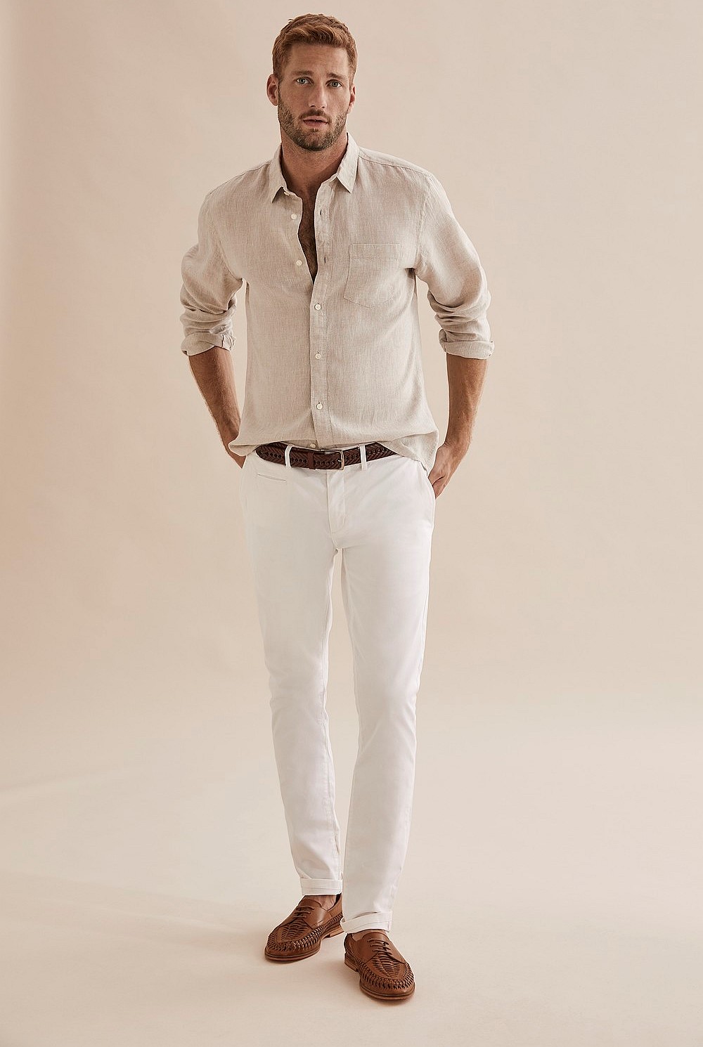 Long Sleeve Irish Linen Shirt