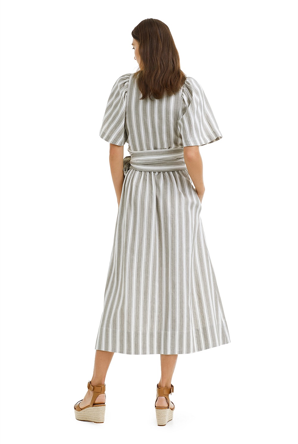Stripe Linen Skirt