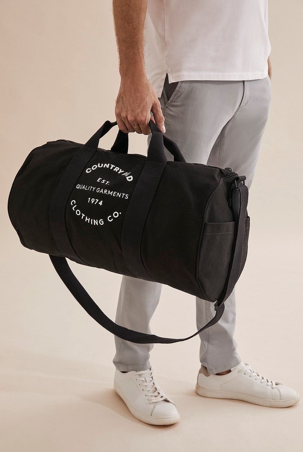 Cotton Logo Duffle
