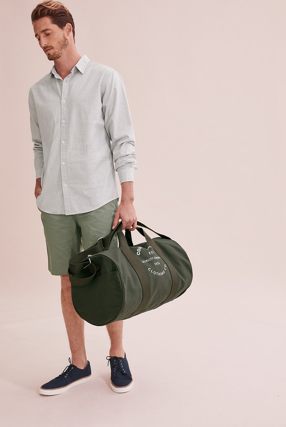 Cotton Logo Duffle