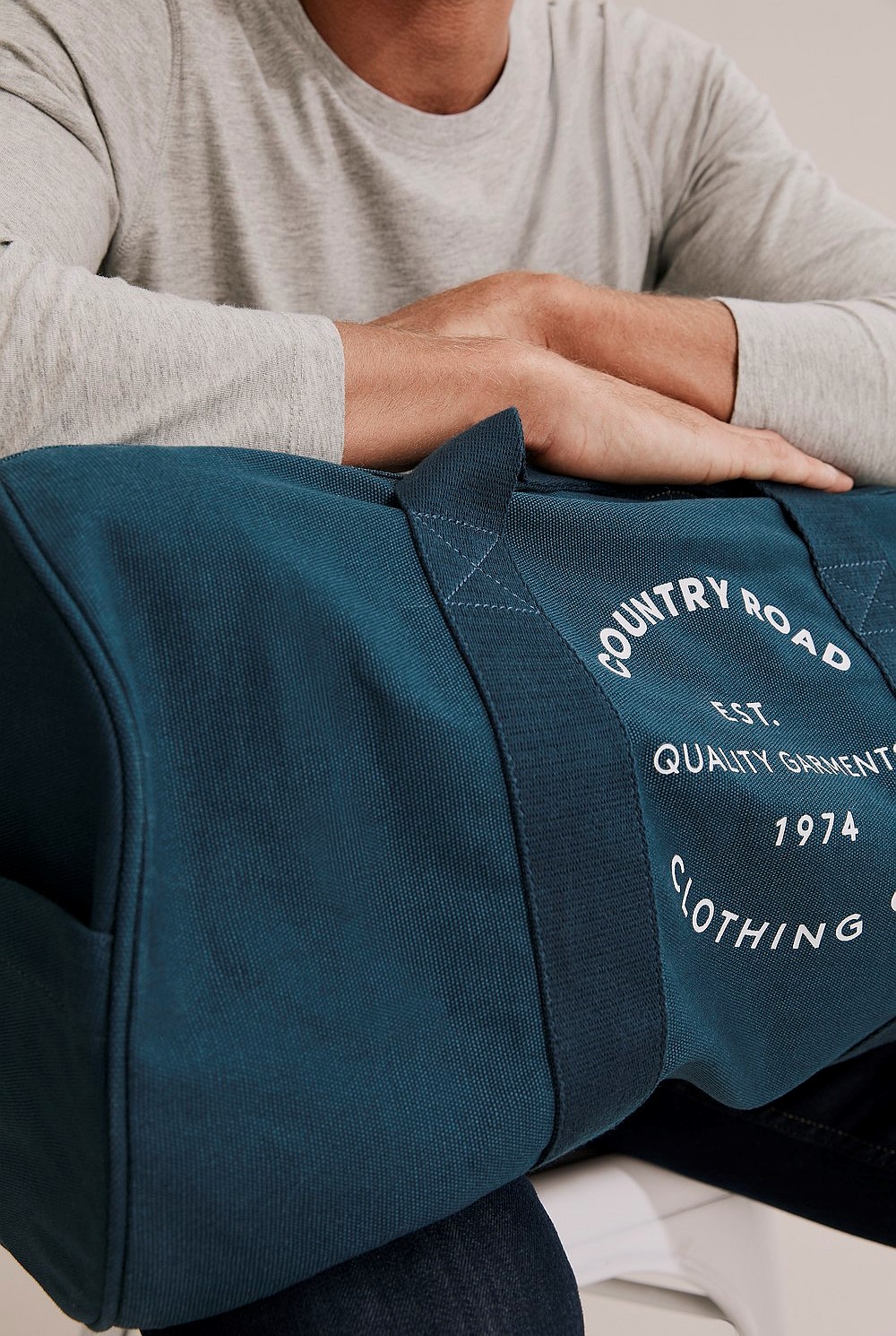 Cotton Logo Duffle