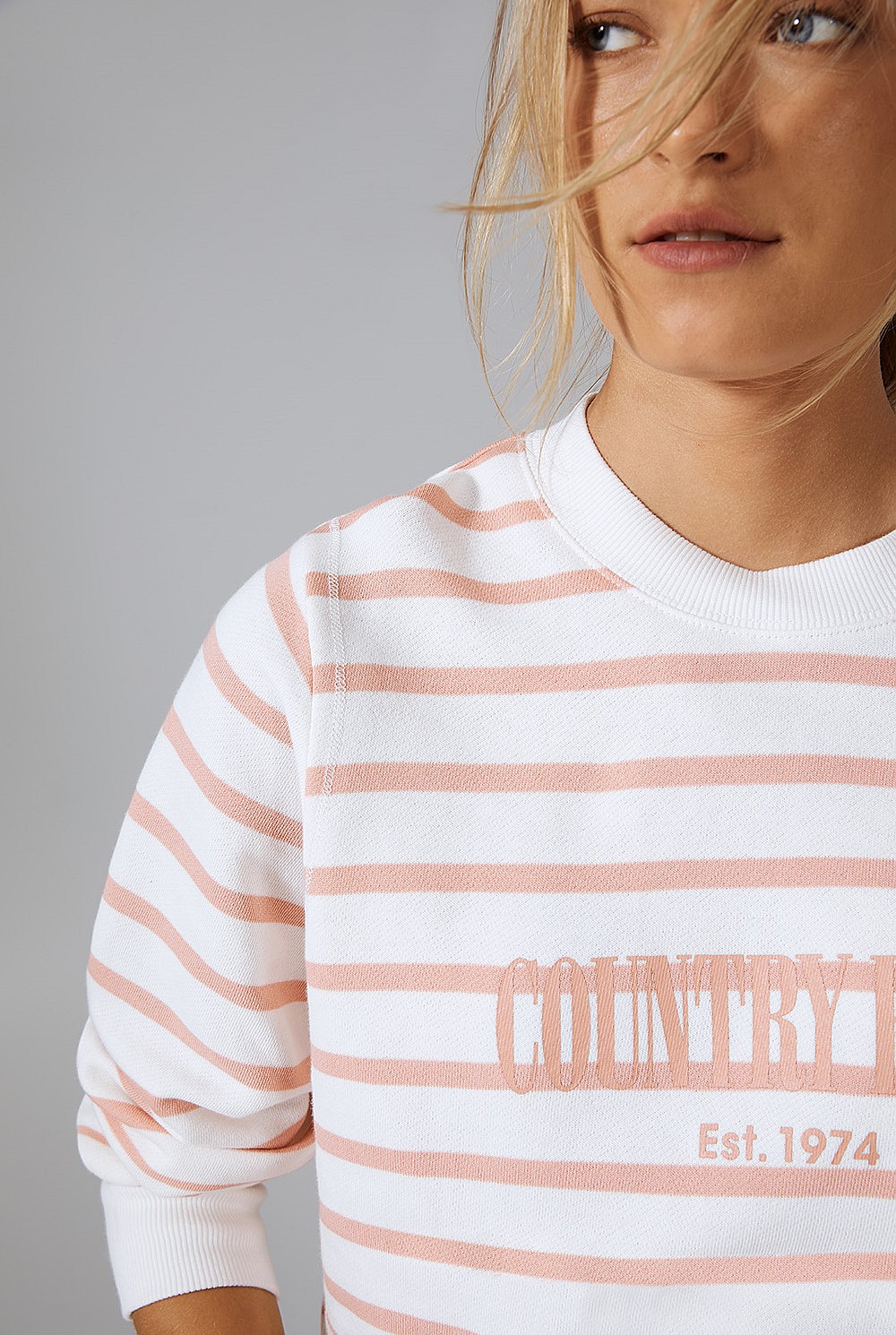 Striped Heritage Sweat