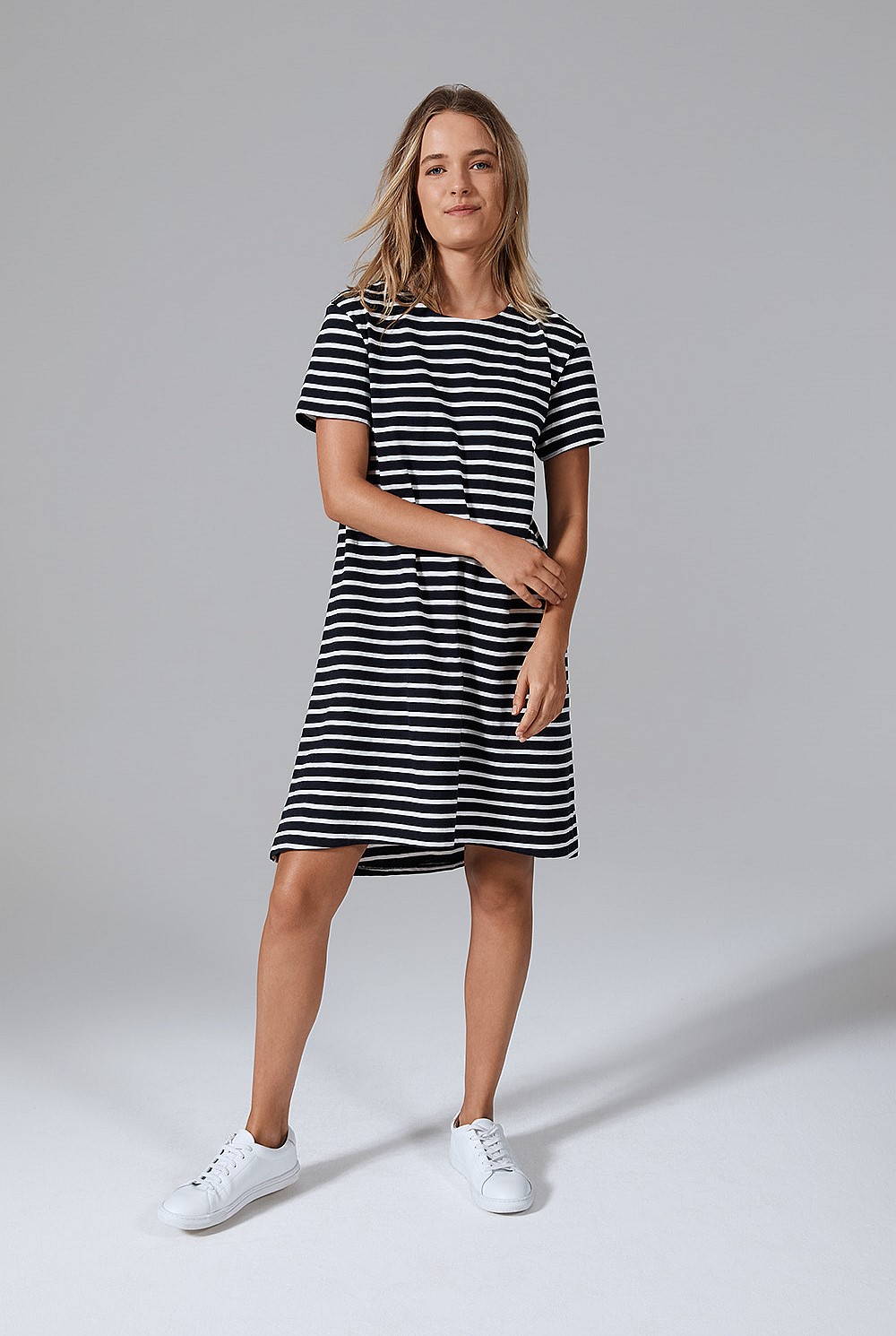 Stripe Swing Dress