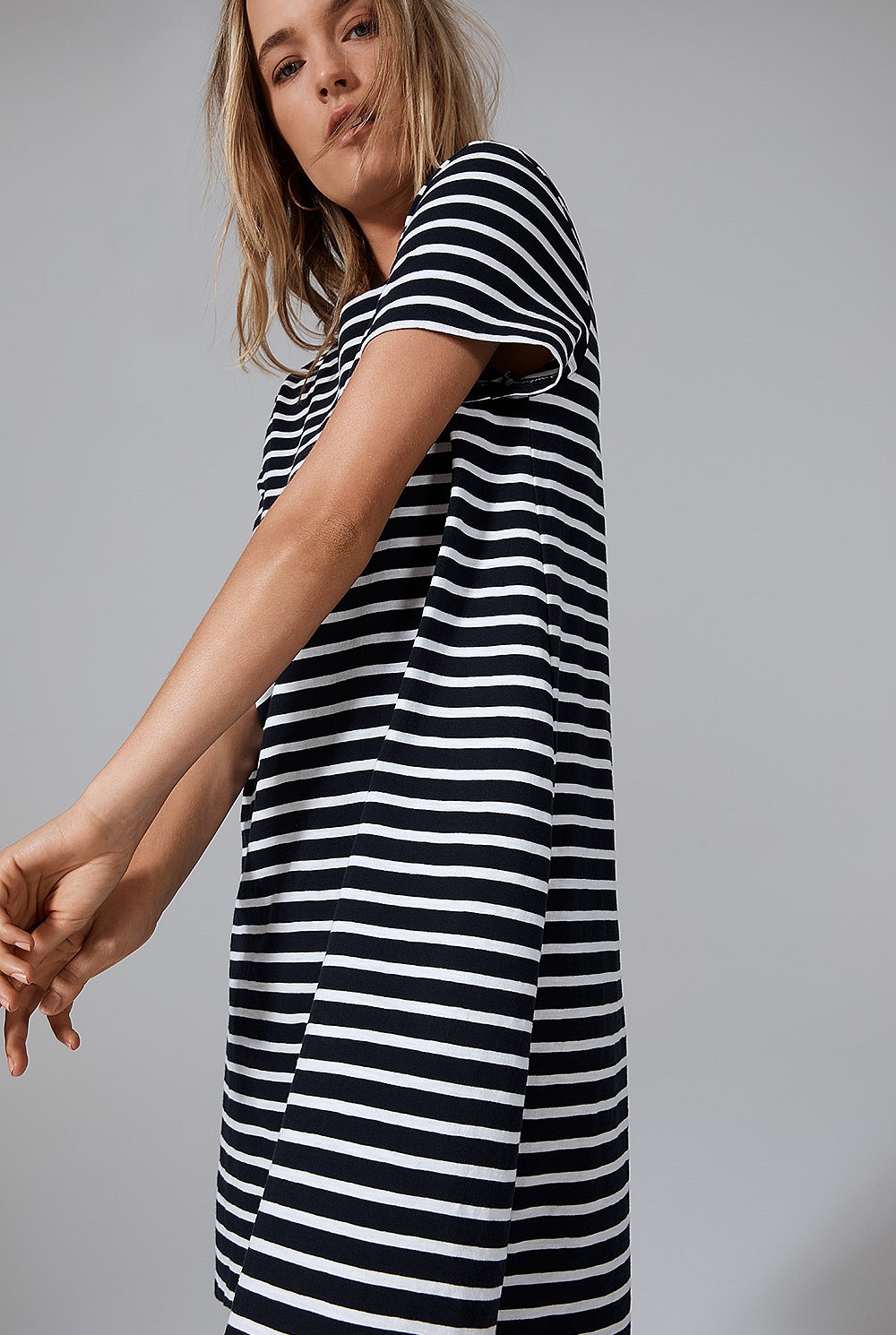 Stripe Swing Dress