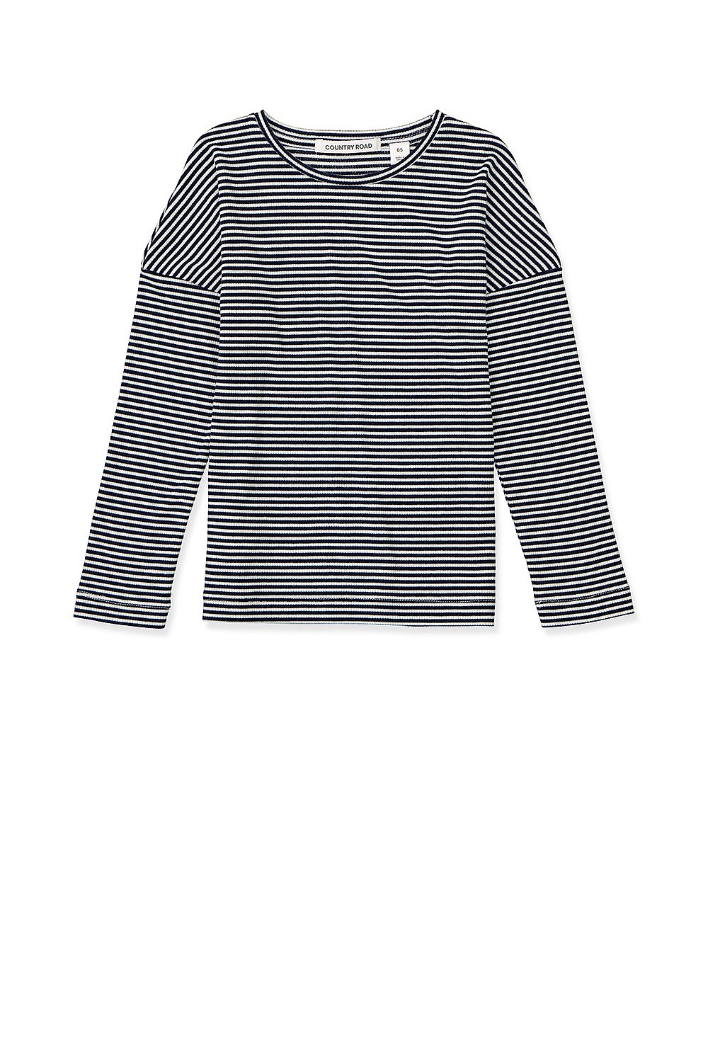 Drop Shoulder Rib T-Shirt