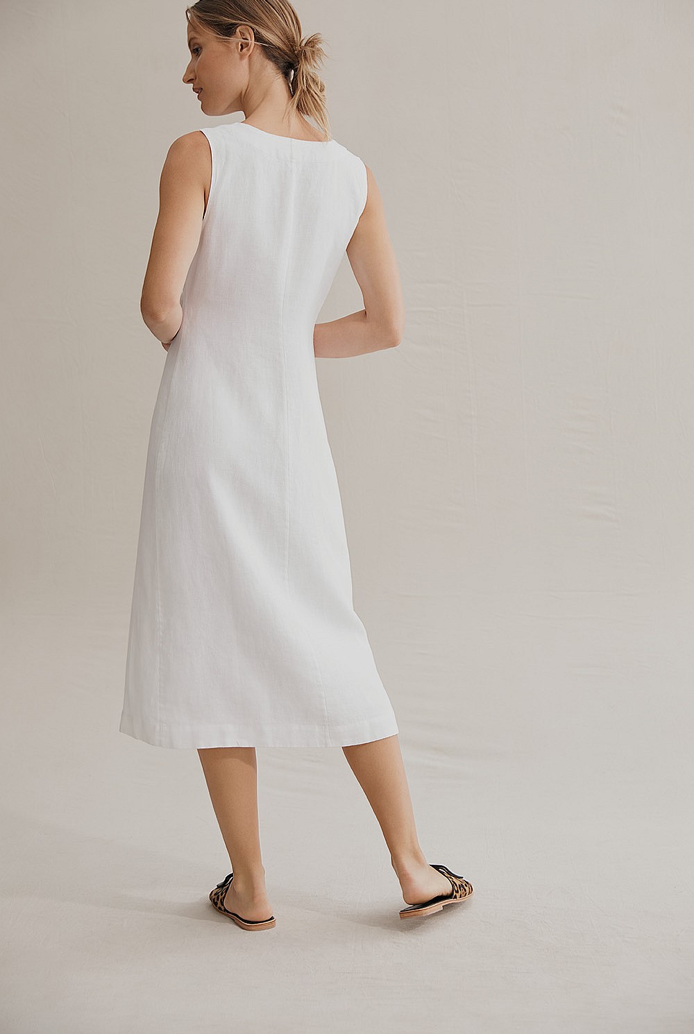 Wrap Linen Dress