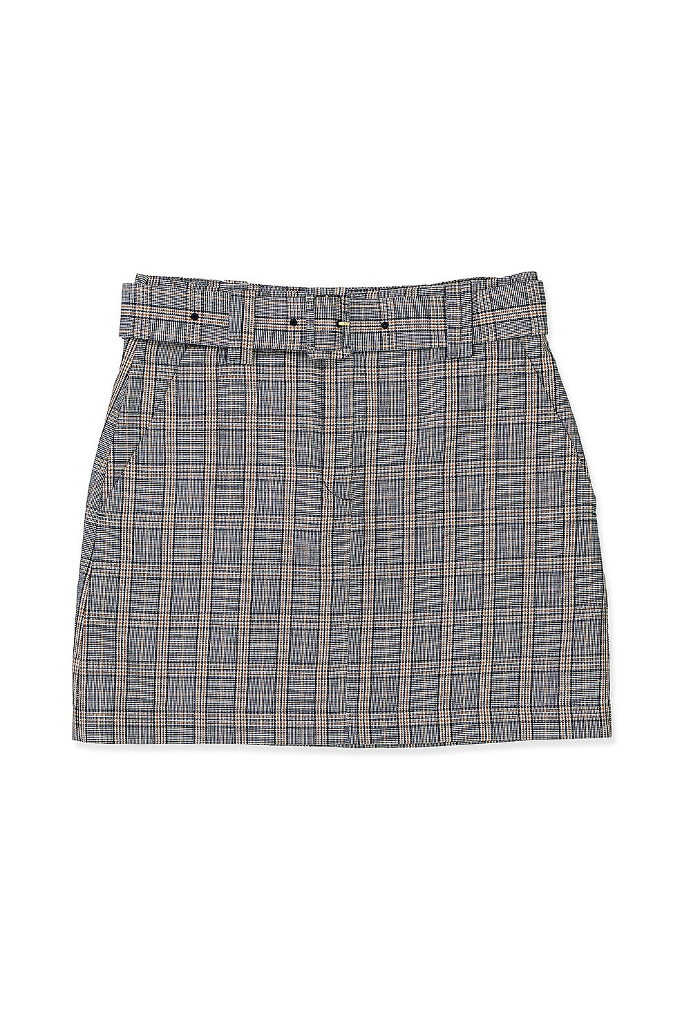 Check Mini Skirt
