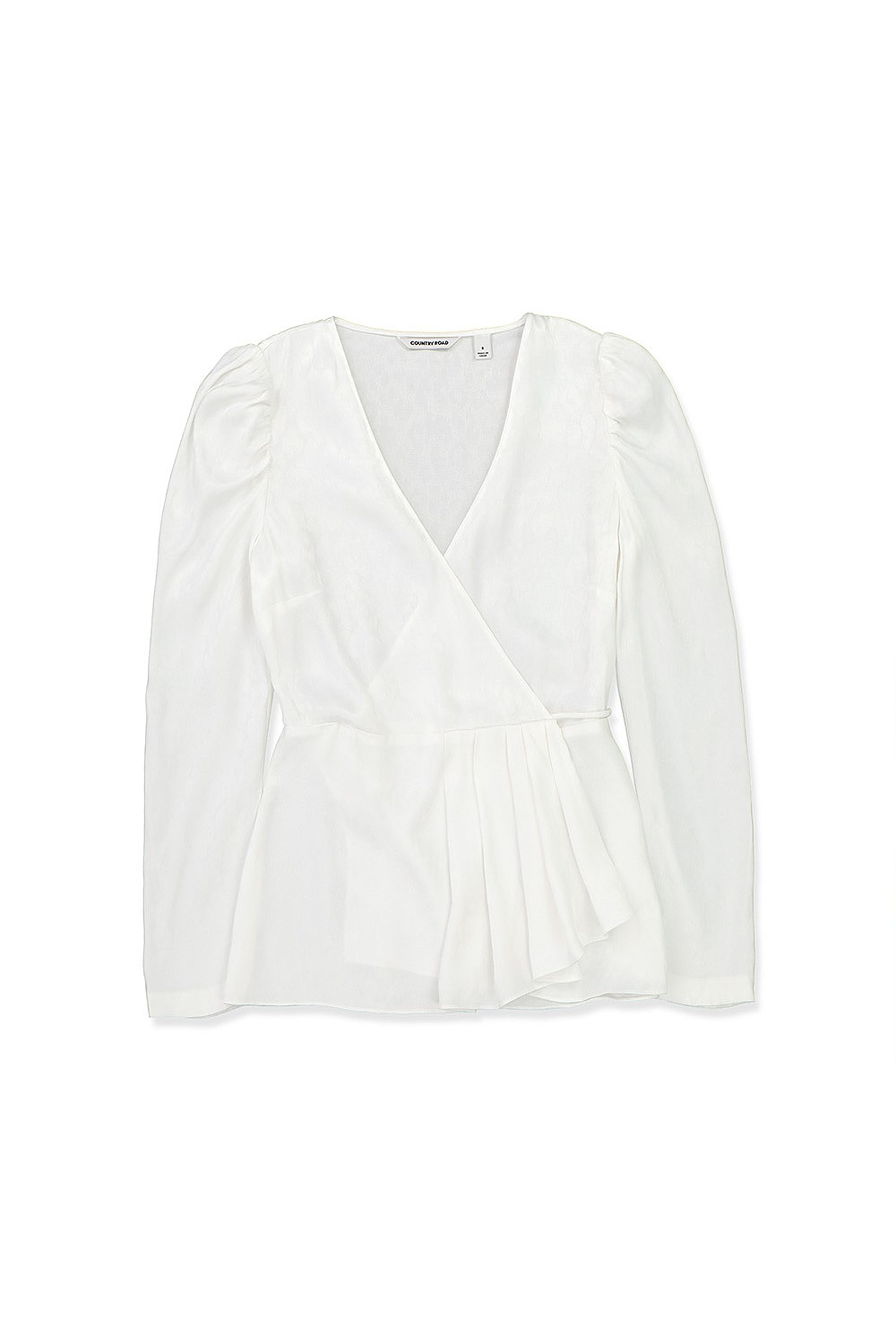 Jacquard Wrap Top