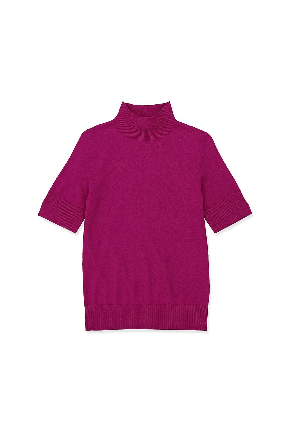 Wool Silk Short Sleeve Knit