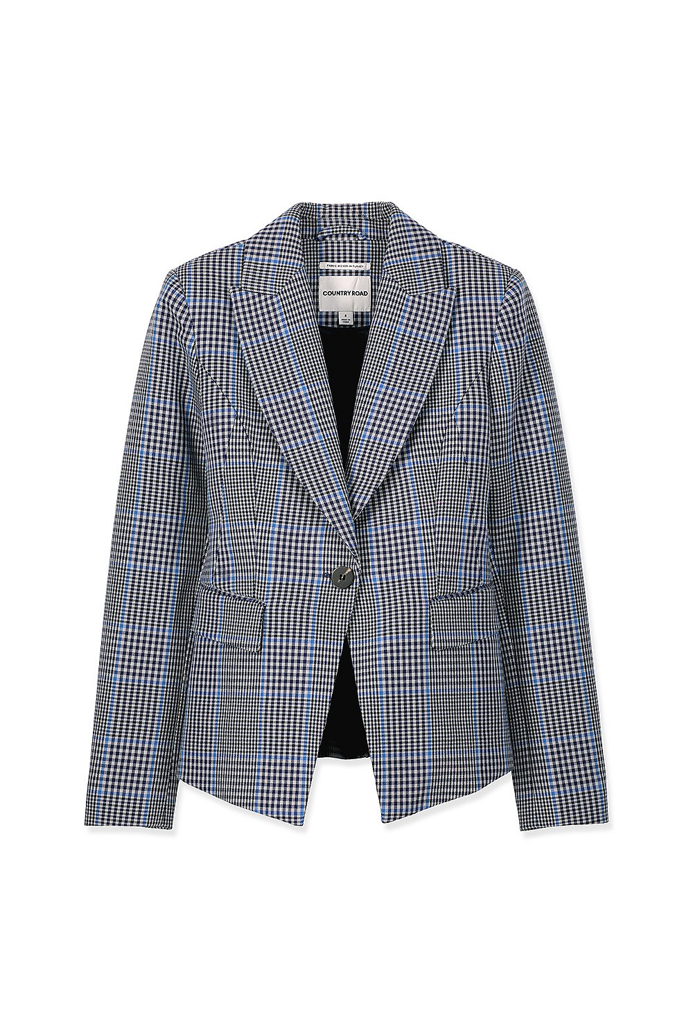Double Cloth Print Blazer