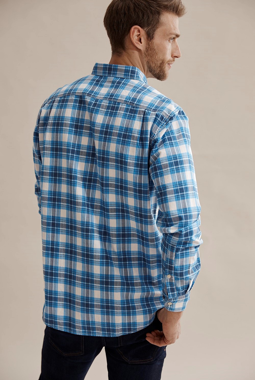 Regular Herringbone Shirt