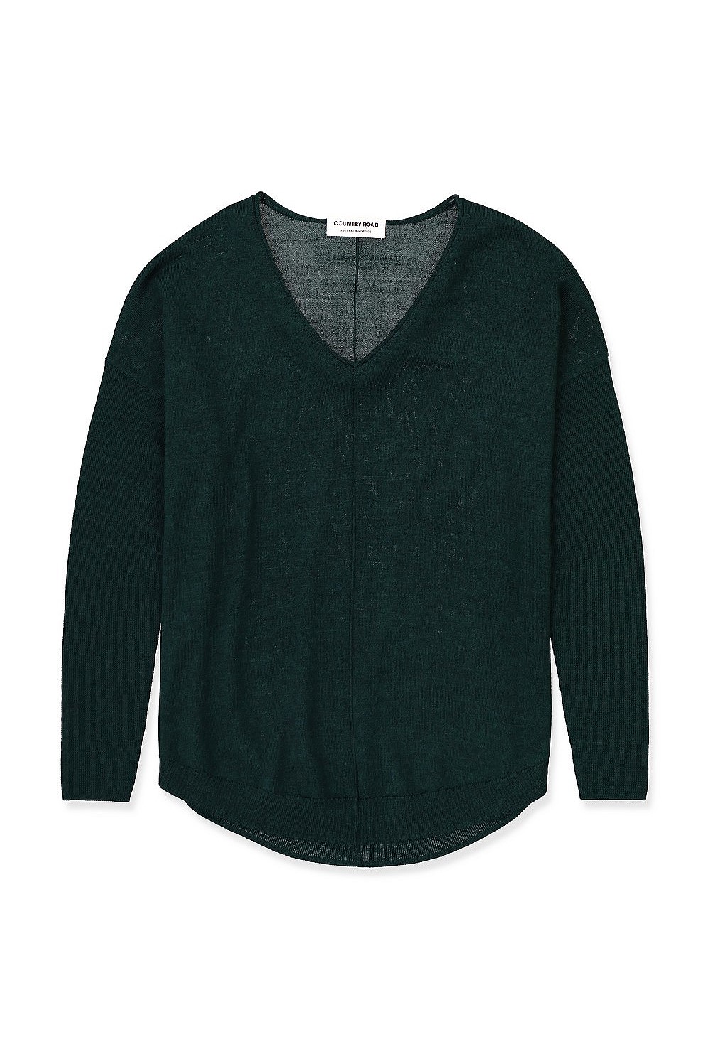 Traceable Wool V-Neck Knit