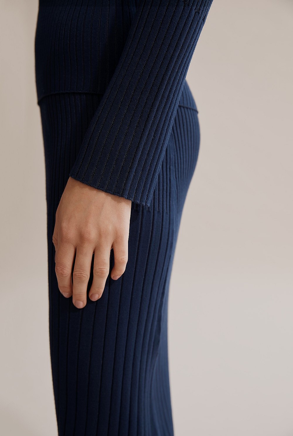 Pleat Rib Knit