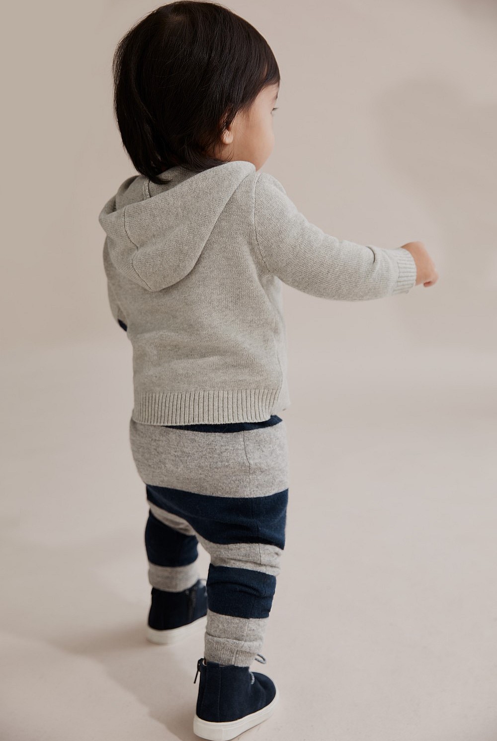 Colour Block Stripe Knit Pant