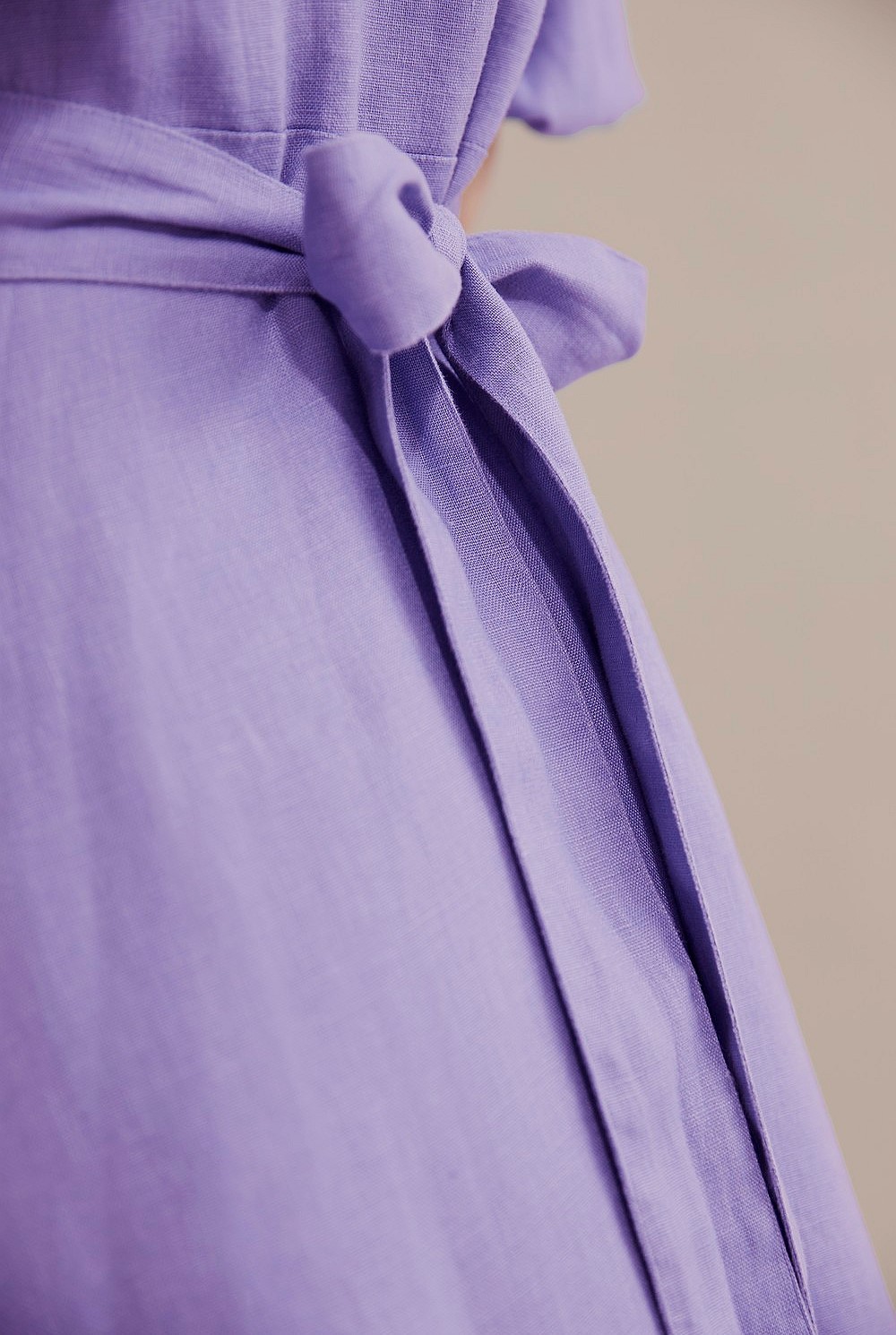 Wrap Linen Dress
