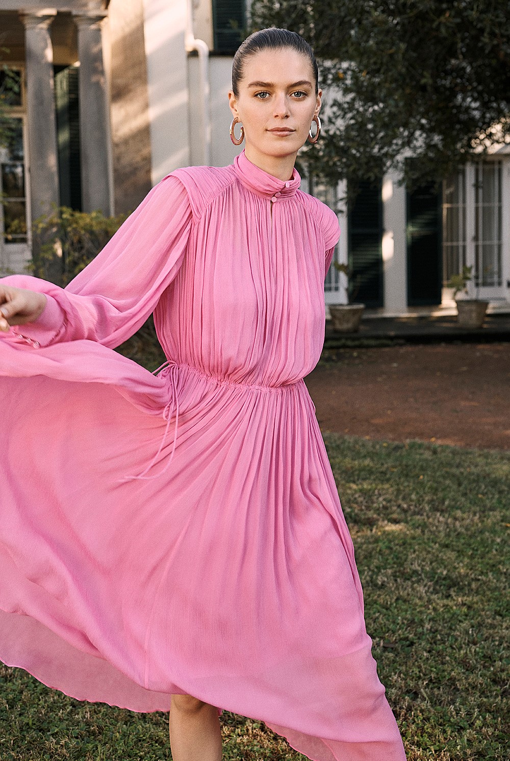 High Neck Dress