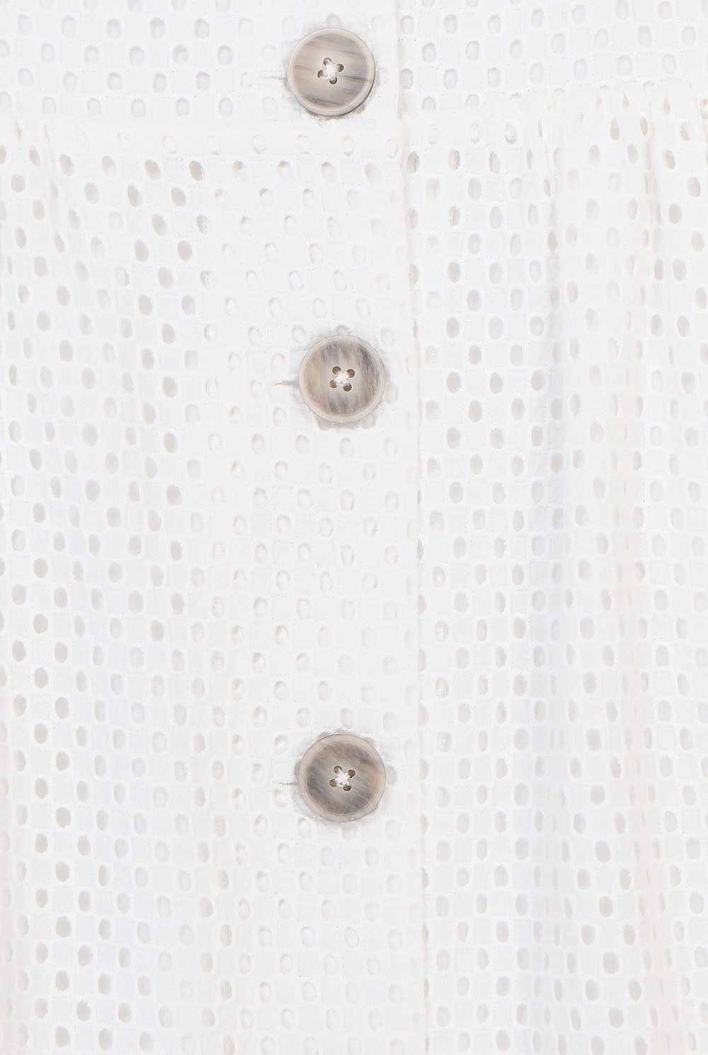Broderie Button Dress