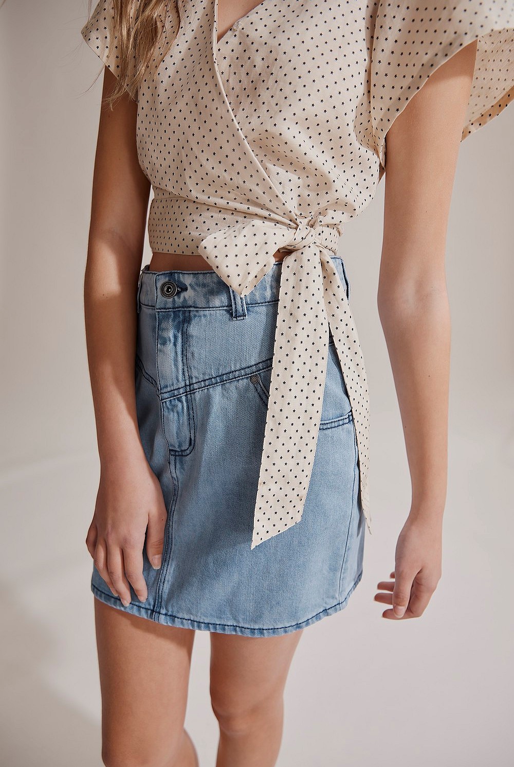 Teen Star Wrap Shirt