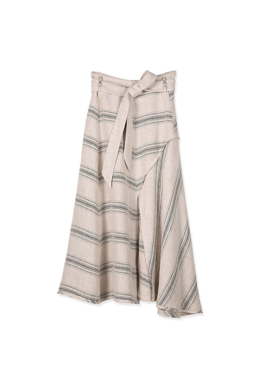 Frayed Midi Skirt