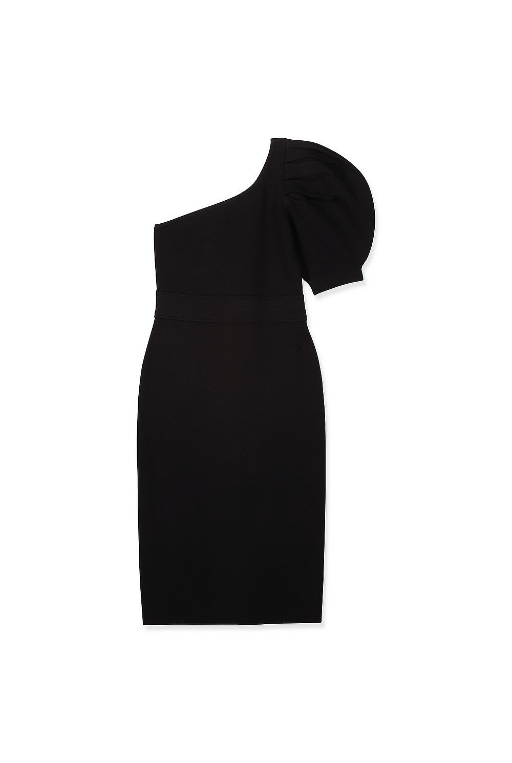 Compact Knit One Shoulder Dress