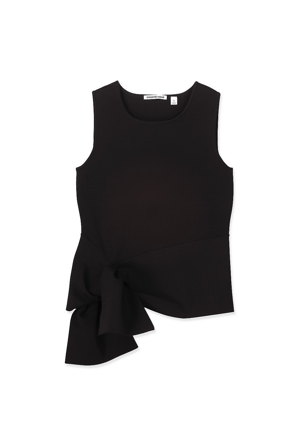 Compact Knit Peplum Top