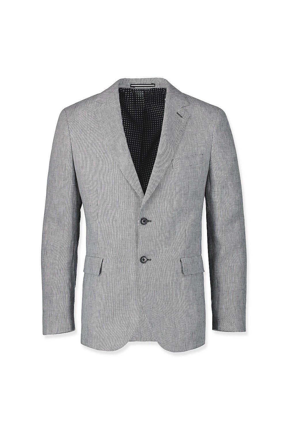 Regular Textured Linen Blazer