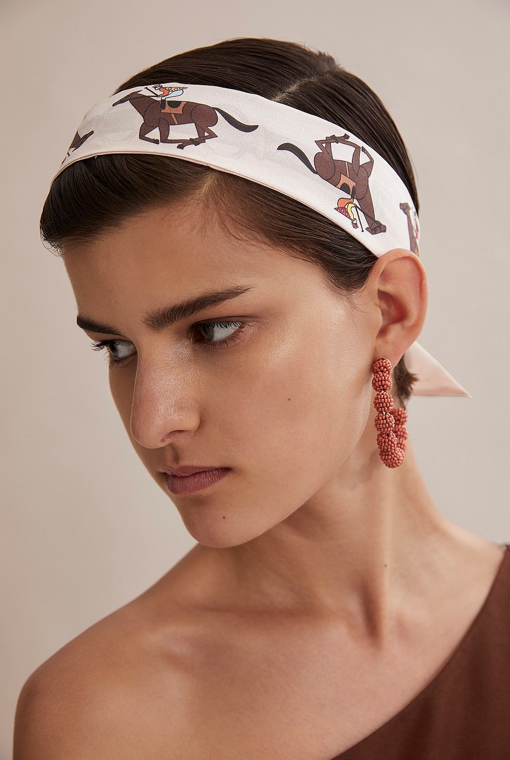 Small Silk Equestrian Scarf