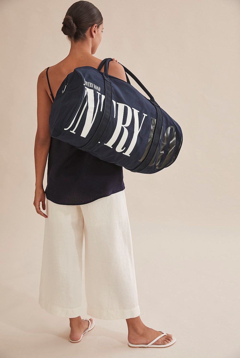 Cropped Logo Tote