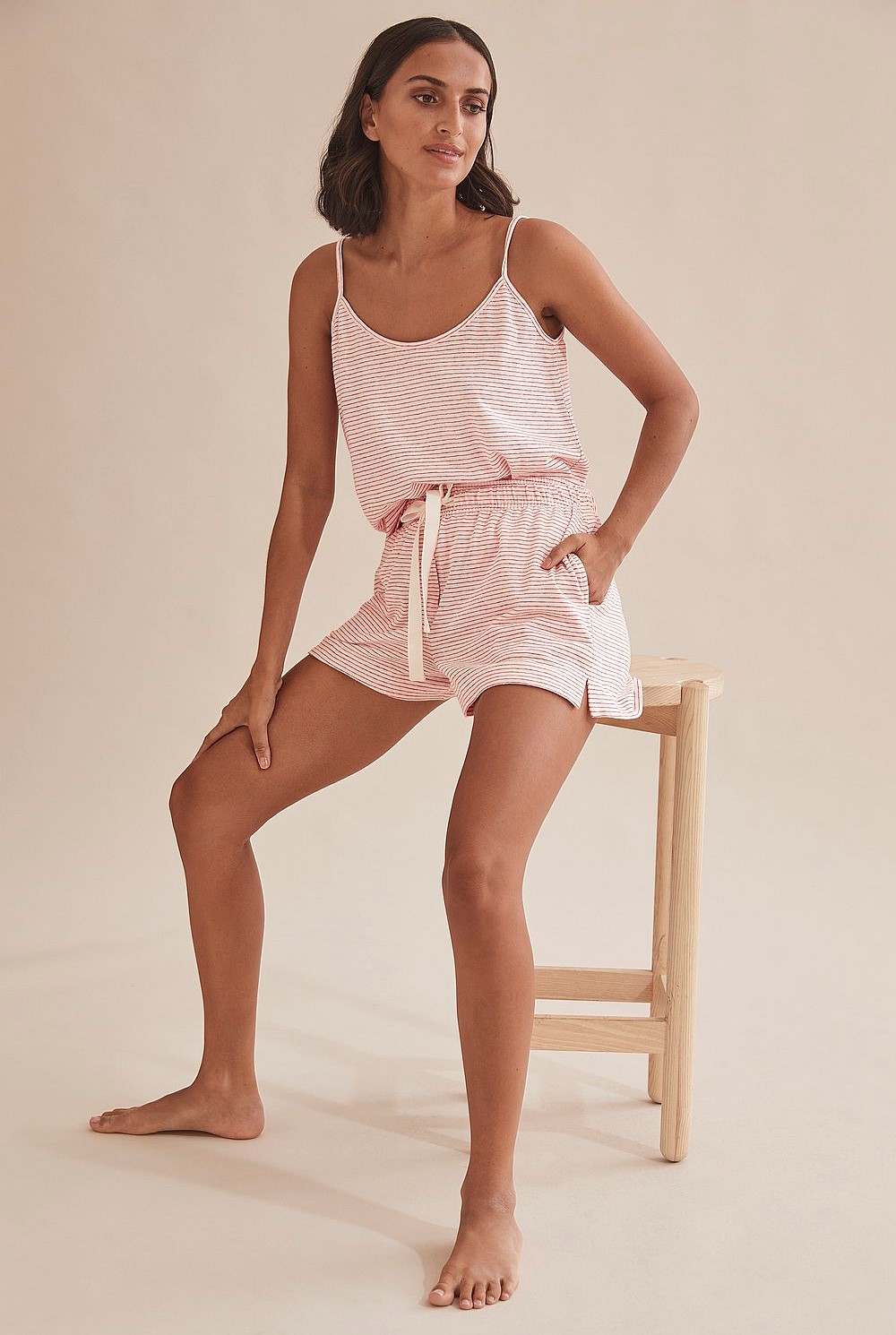 Stripe Jersey Pyjama Short