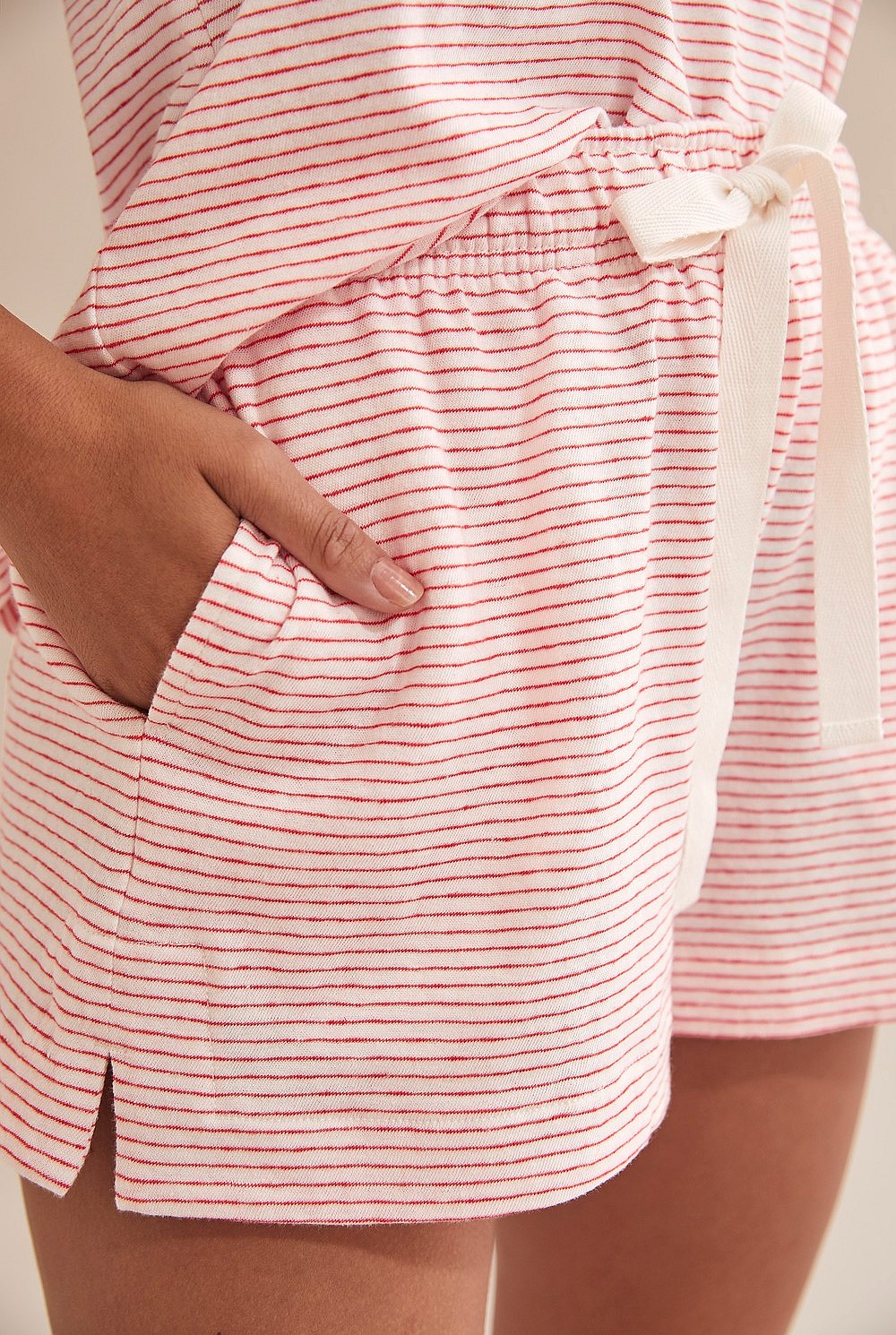 Stripe Jersey Pyjama Short