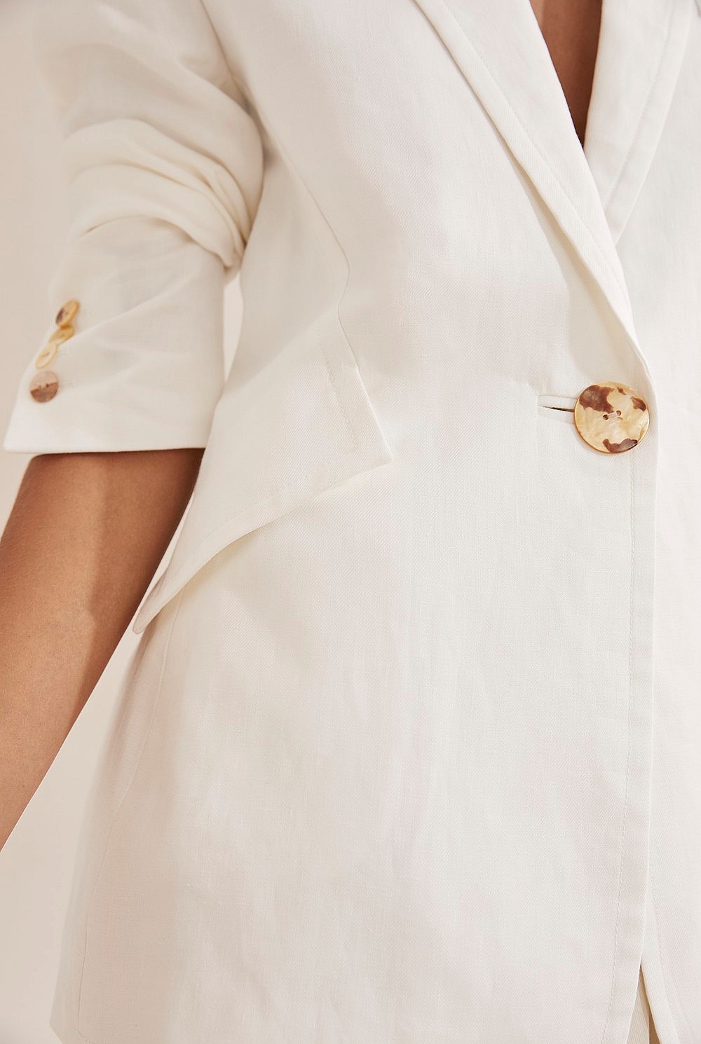 Linen Pocket Blazer