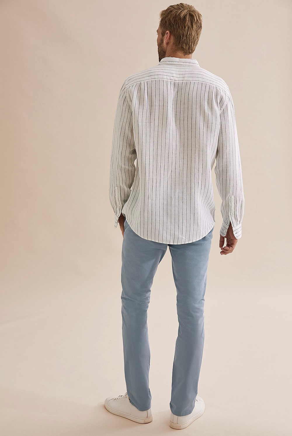 Irish Linen Stripe Shirt