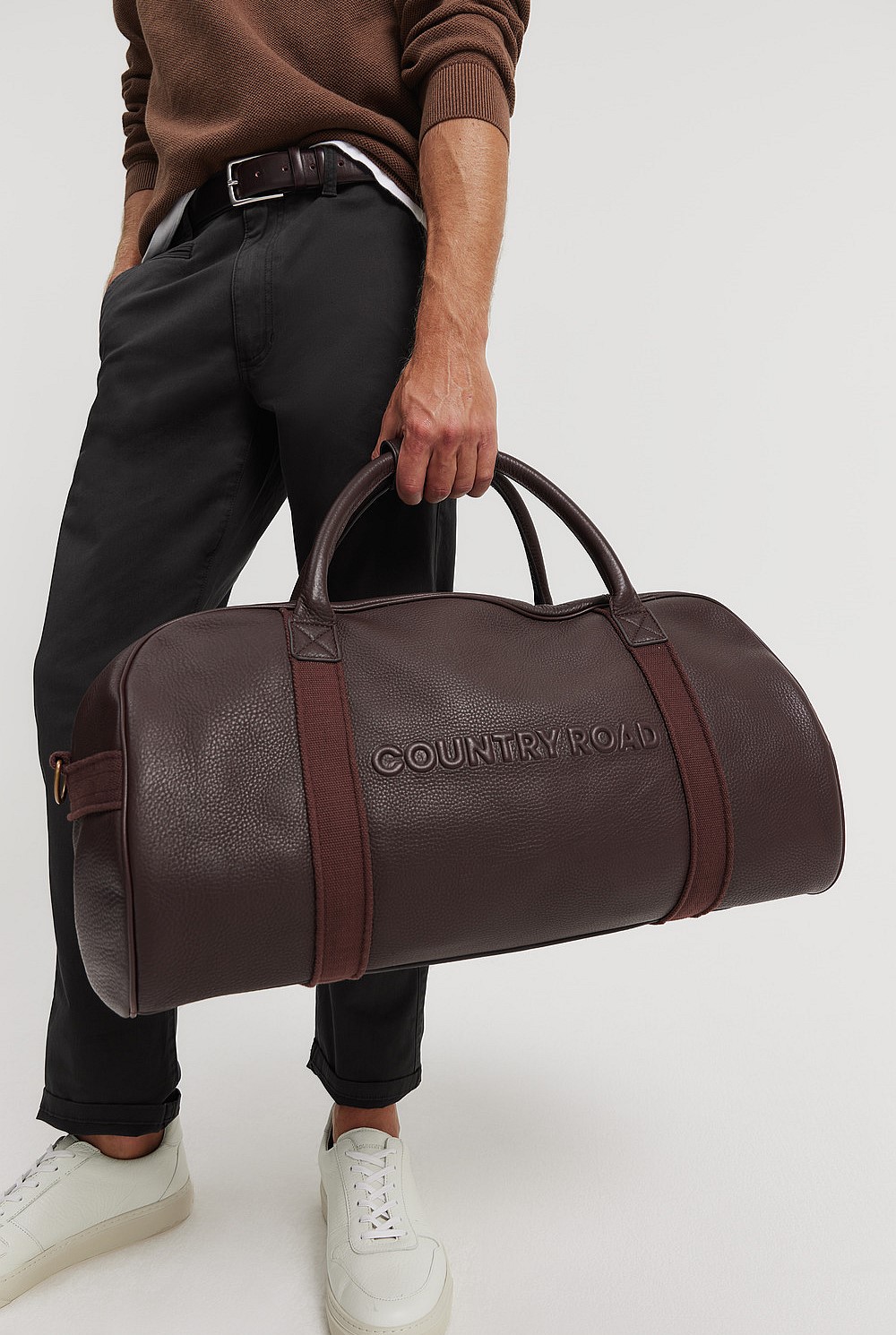 Leather Logo Tote